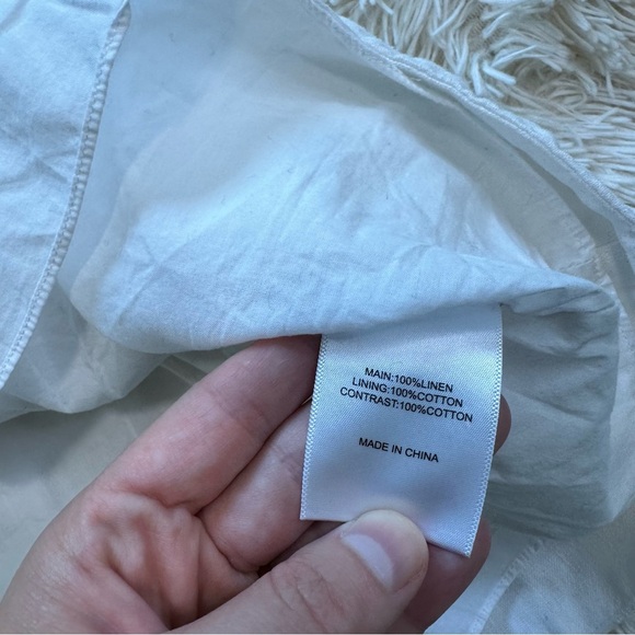 Aje 100% Linen Breeze Mini Dress Size 6 - Picture 5 of 10